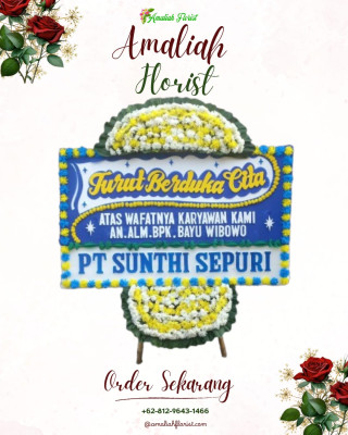 Papan Bunga Duka di Permanti