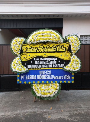 Papan Bunga Duka di Permanti